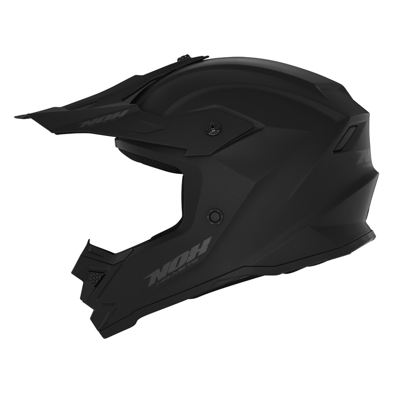 Bērnu motokrosa ķivere NOX N761 MX matēts melns