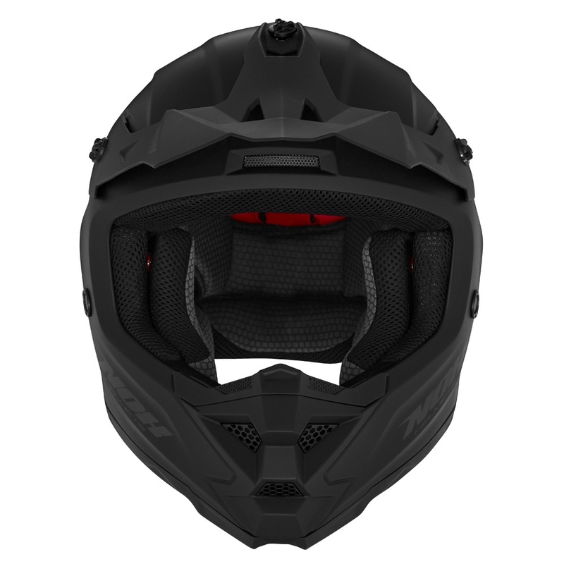Bērnu motokrosa ķivere NOX N761 MX matēts melns