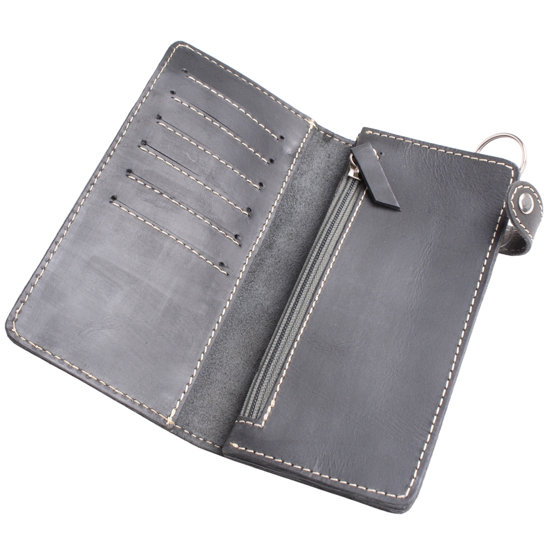 Kožená peněženka černá výprodej