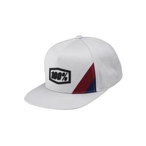 100% Cornerstone Snapback cepure balta