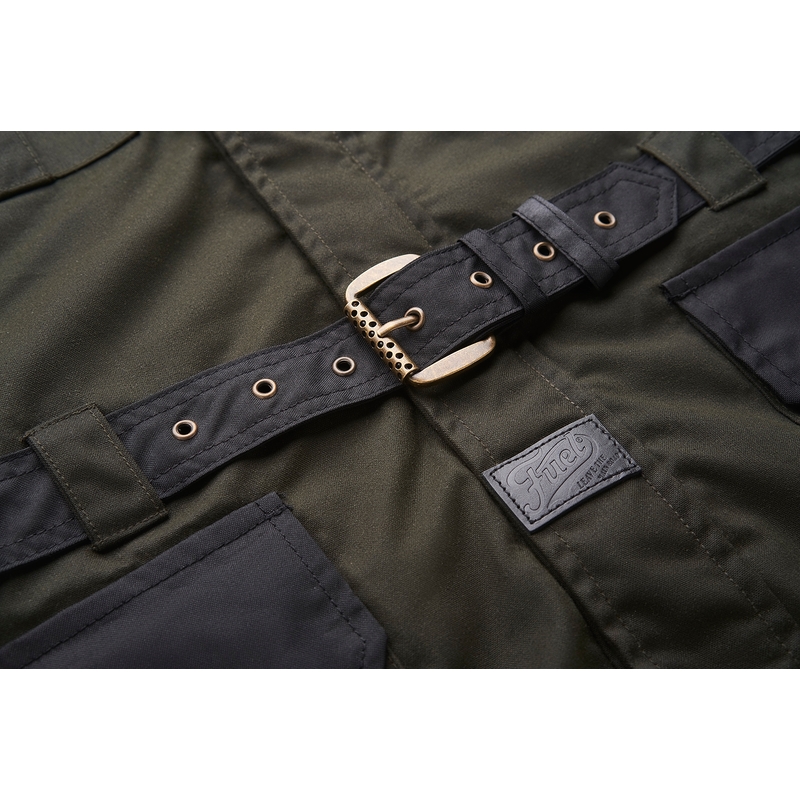 Motocikla jaka Fuel Bunker green-black