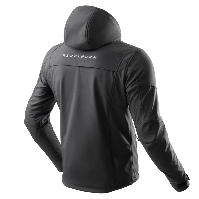 Softshell motocikla jaka Rebelhorn Slash Black