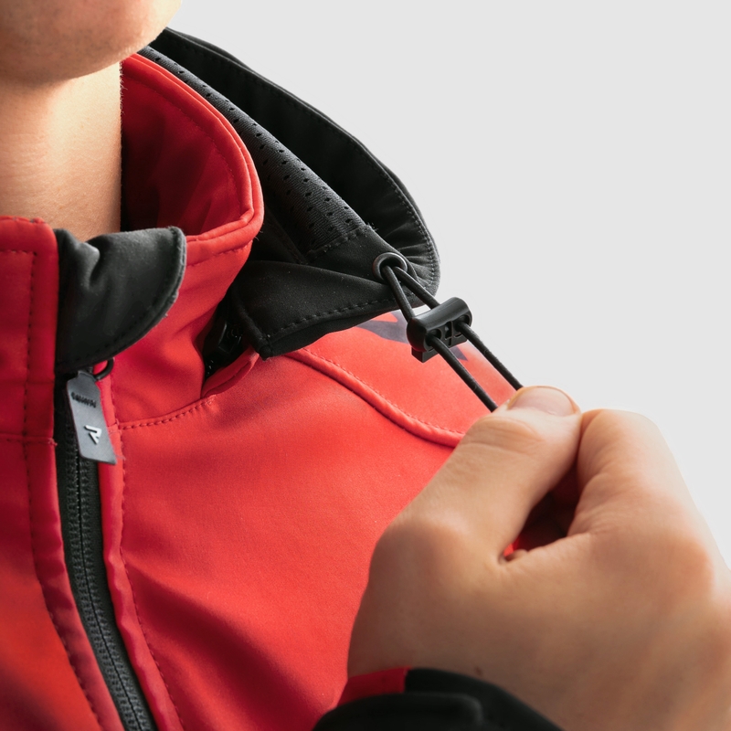 Rebelhorn Slash melni sarkana softshell motocikla jaka