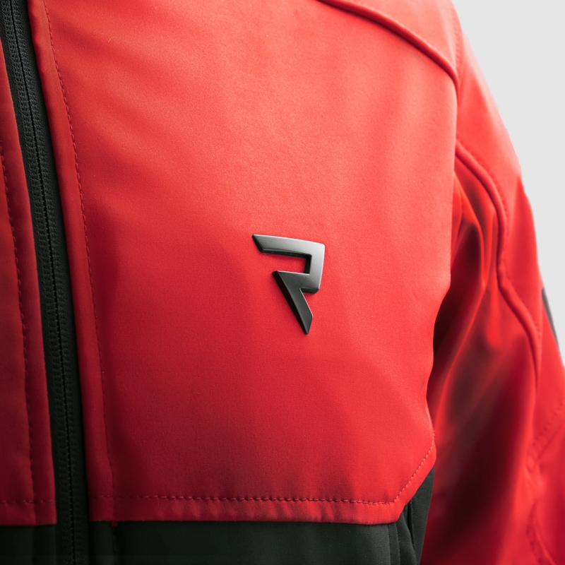 Rebelhorn Slash melni sarkana softshell motocikla jaka