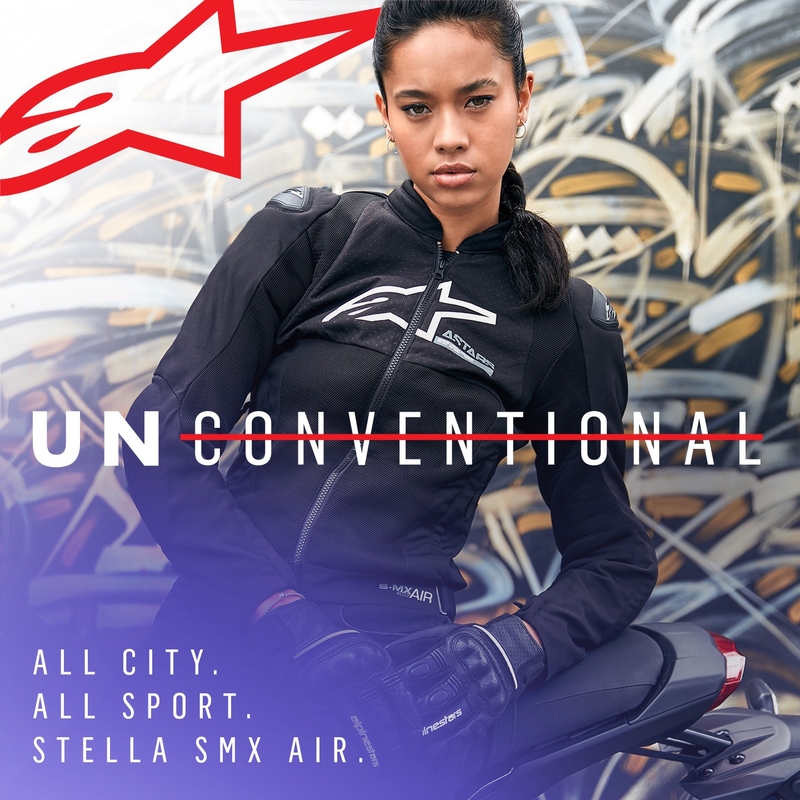 Alpinestars Stella SMX Air sieviešu motocikla jaka Black