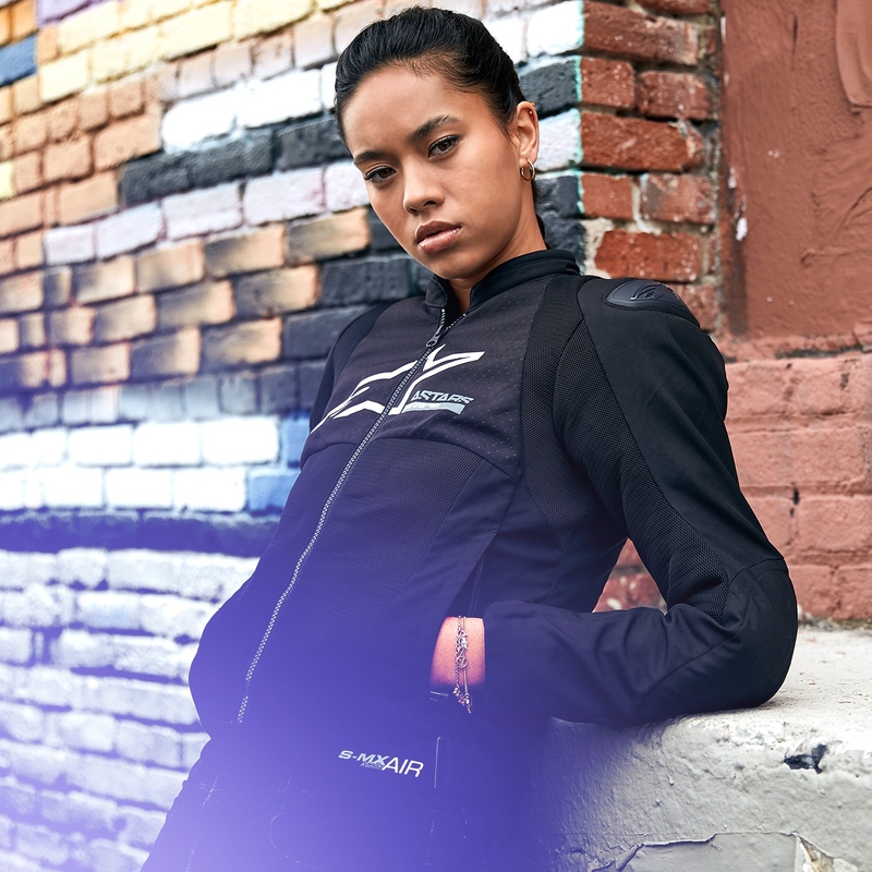 Alpinestars Stella SMX Air sieviešu motocikla jaka Black