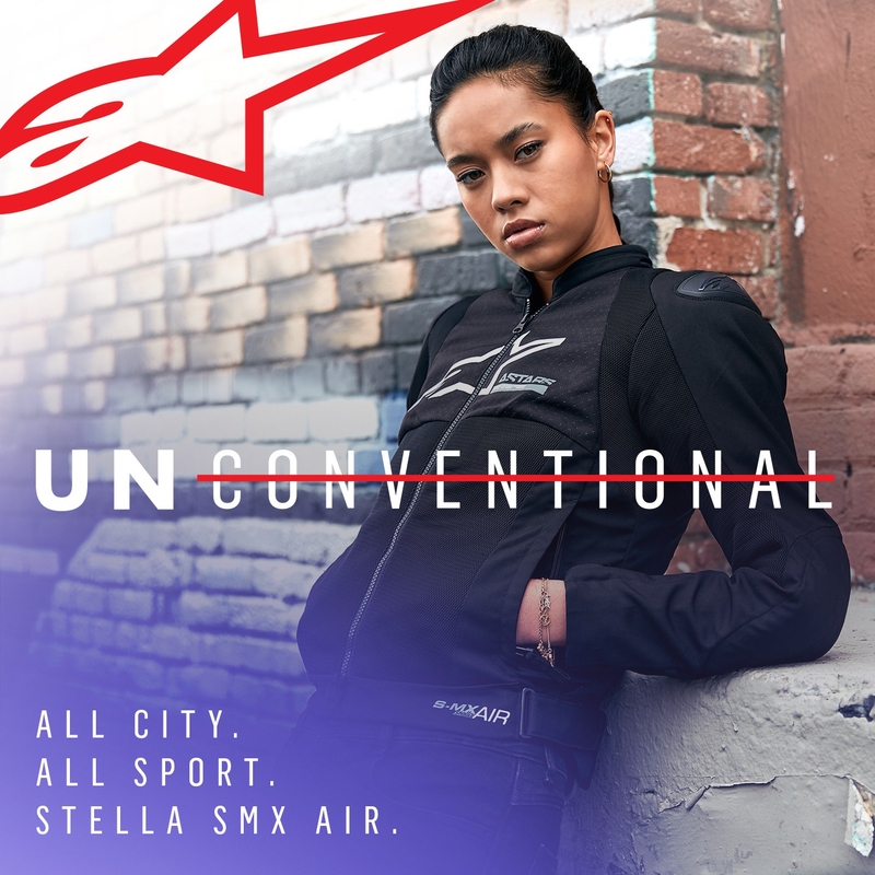 Alpinestars Stella SMX Air sieviešu motocikla jaka Black