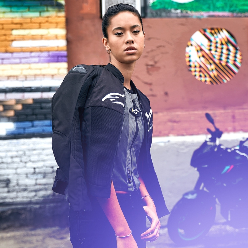 Alpinestars Stella SMX Air sieviešu motocikla jaka Black
