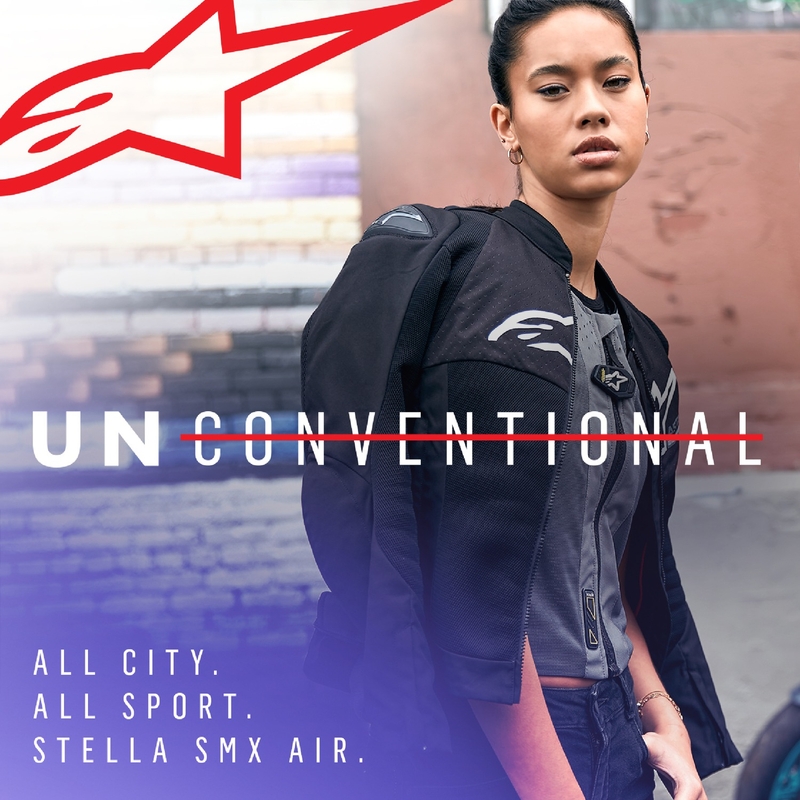 Alpinestars Stella SMX Air sieviešu motocikla jaka Black