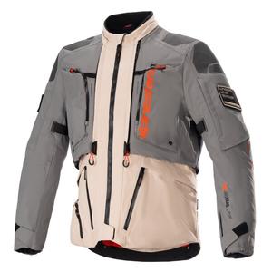Alpinestars AMT-10R Drystar XF motocikla jaka smilšaini melnā-rozā krāsā