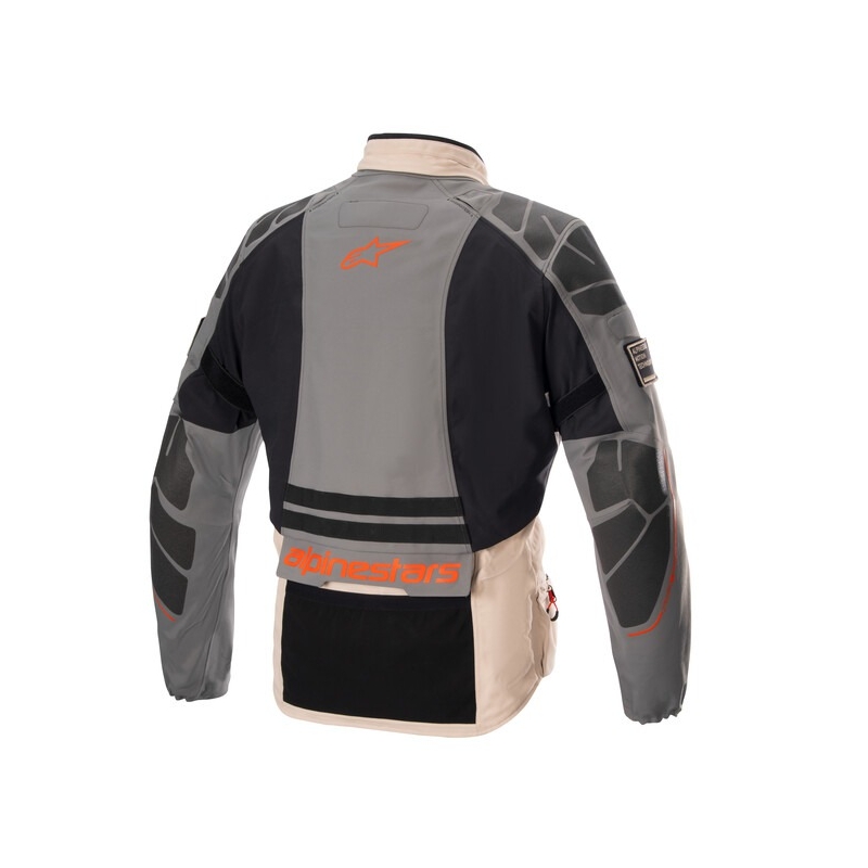 Alpinestars AMT-10R Drystar XF motocikla jaka smilšaini melnā-rozā krāsā