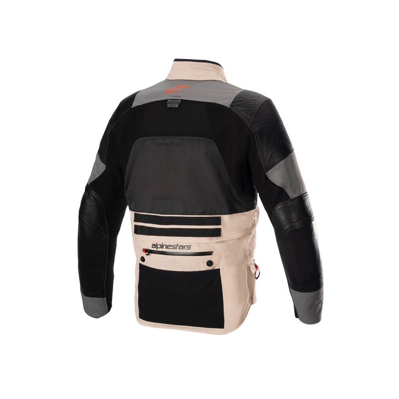 Alpinestars AMT-10R Drystar XF motocikla jaka smilšaini melnā-rozā krāsā