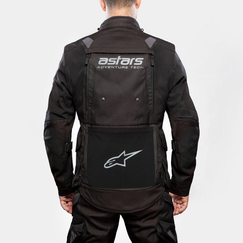 Alpinestars Halo Drystar gaiši pelēka, tumši pelēka, melna, fluo sarkana motocikla jaka
