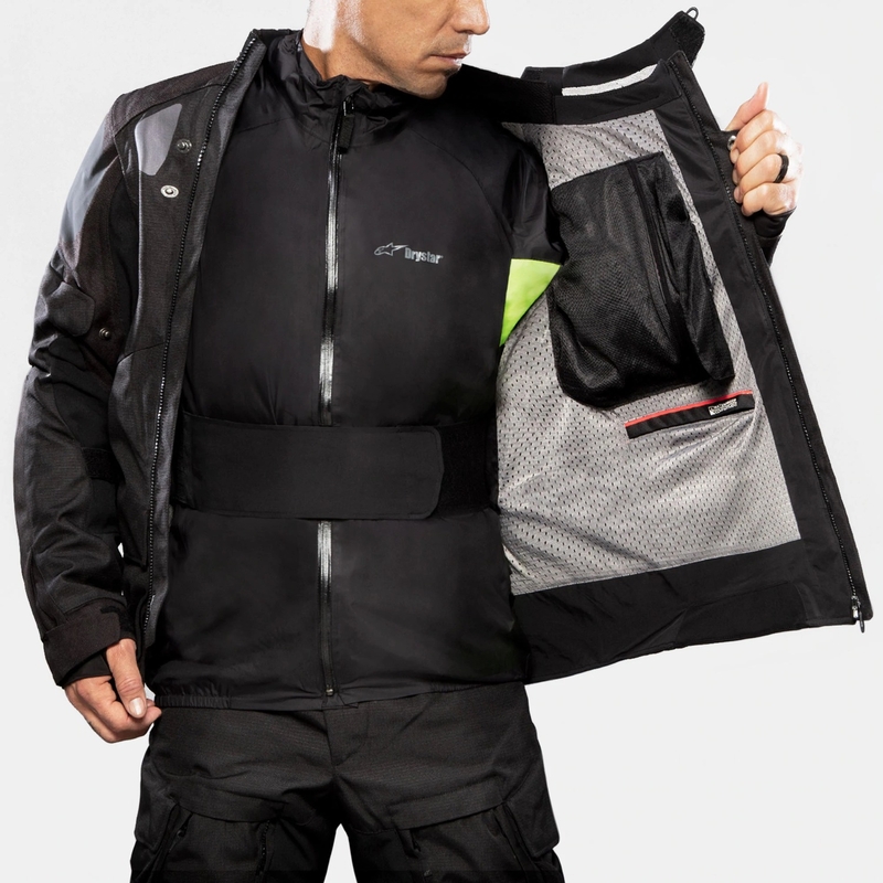 Alpinestars Halo Drystar Black motocikla jaka