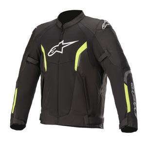 Alpinestars AST Air Tech-Air 5 saderīga melna-fluo dzeltena motocikla jaka