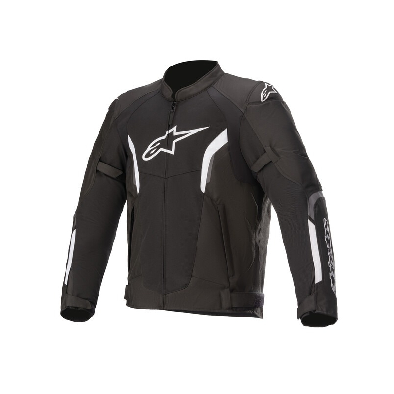 Motocikla jaka Alpinestars AST Air Tech-Air 5 saderīga melnā un baltā krāsā