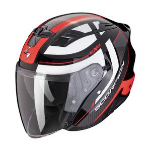 Atvērtā moto ķivere SCORPION EXO-230 PUL melna-arkana izpārdošana