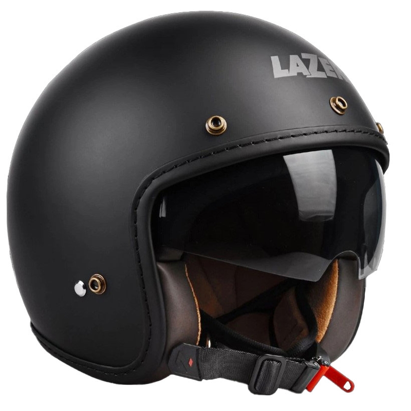 Lazer Mambo Evo Z-Line atvērtā moto ķivere melna matēta izpārdošana