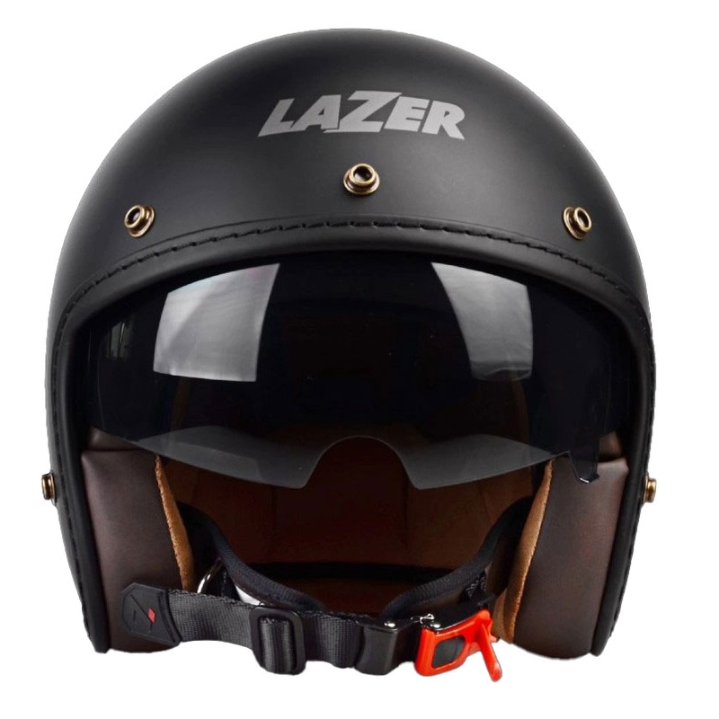 Lazer Mambo Evo Z-Line atvērtā moto ķivere melna matēta izpārdošana
