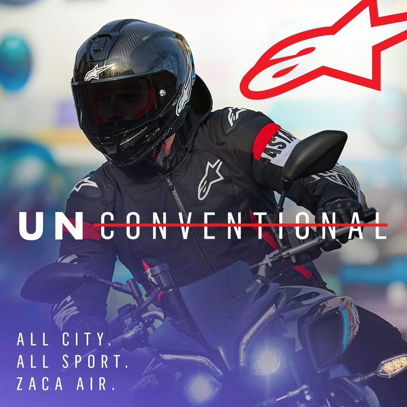 Alpinestars Zaca Air ūdensnecaurlaidīga motocikla jaka Black-White-Fluo Red