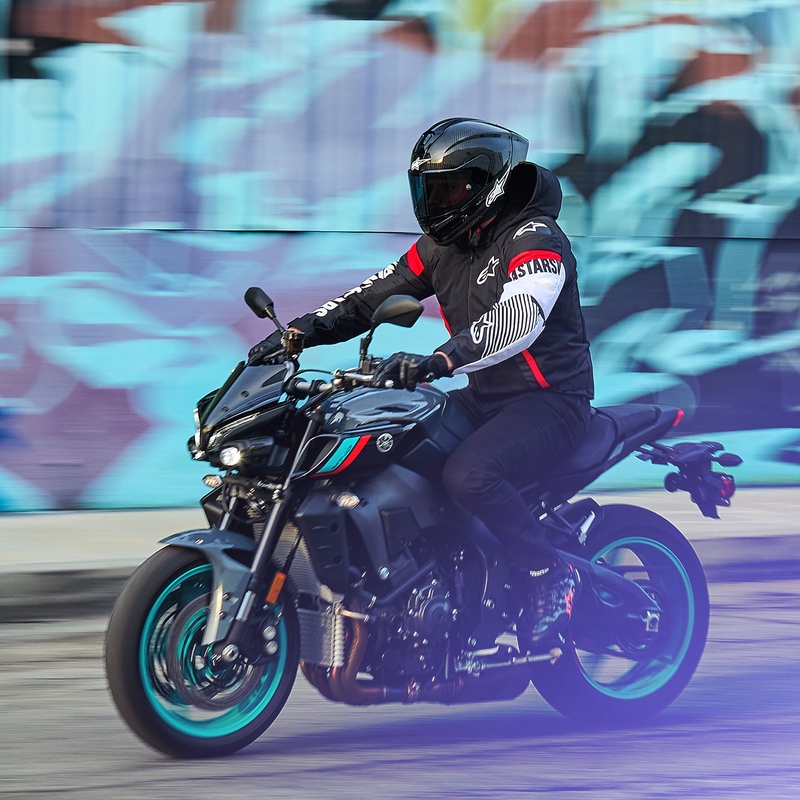 Alpinestars Zaca Air ūdensnecaurlaidīga motocikla jaka Black-White-Fluo Red