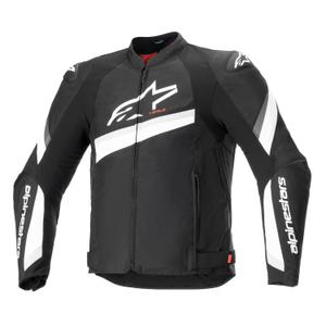 Alpinestars T-GP PLUS R 4 melnā un baltā motocikla jaka