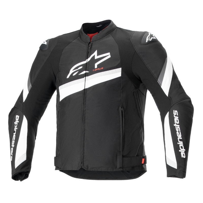 Alpinestars T-GP PLUS R 4 melnā un baltā motocikla jaka