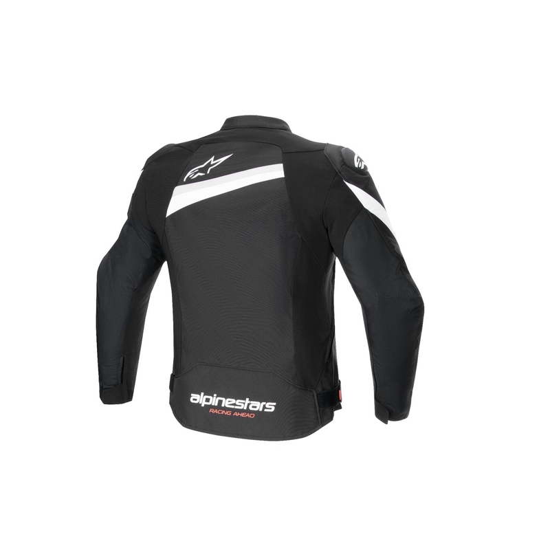 Alpinestars T-GP PLUS R 4 melnā un baltā motocikla jaka