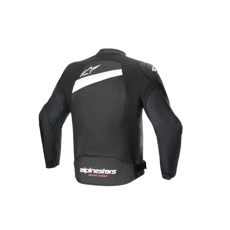 Alpinestars T-GP Plus R 4 Airflow melnā un baltā motocikla jaka