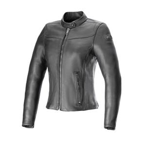 Alpinestars Sieviešu Ory Black ādas motocikla jaka