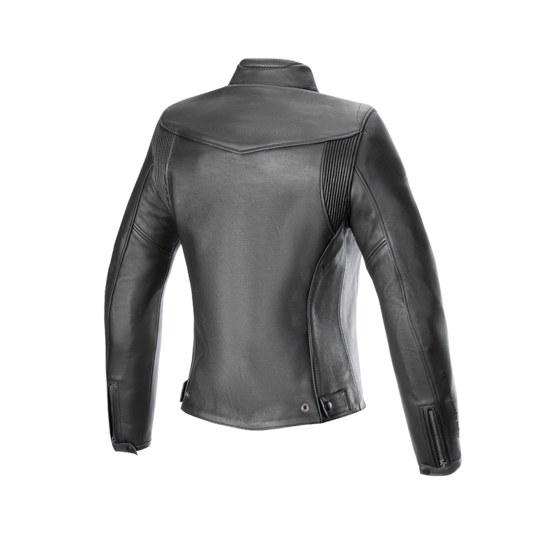 Alpinestars Sieviešu Ory Black ādas motocikla jaka