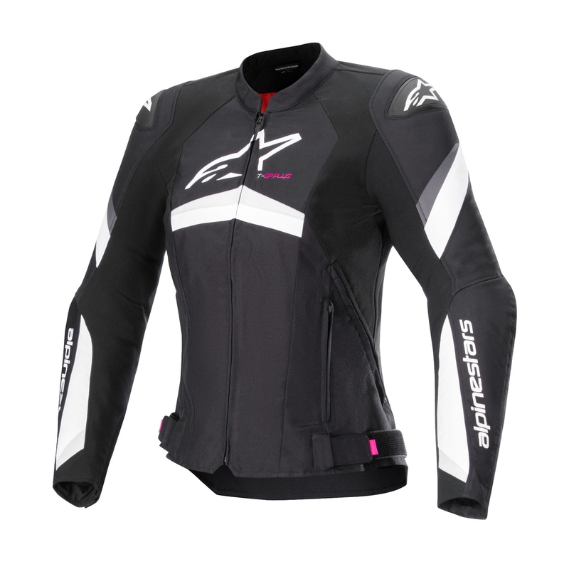 Alpinestars Sieviešu Stella T-GP PLUS R 4 Black and White motocikla jaka