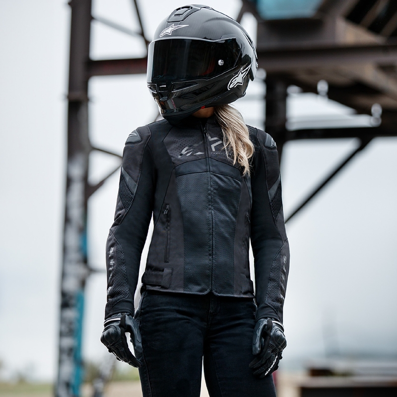 Alpinestars Sieviešu Stella T-GP Plus R 4 Airflow Black motocikla jaka