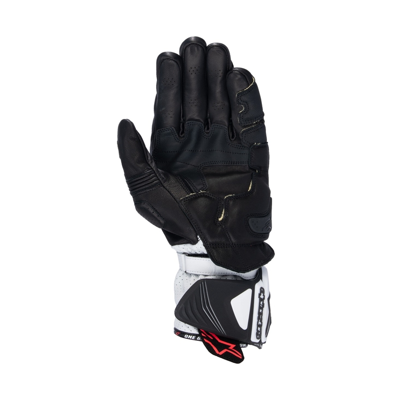 Alpinestars GP PRO R 4 motocikla cimdi melni un balti