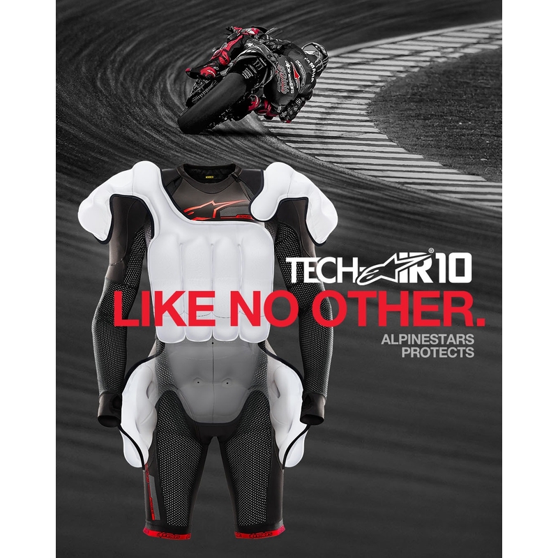Alpinestars TECH-AIR®10 gaisa spilvenu sistēma melns-arkans-pelēks