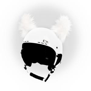 Yeti ķiveres ausis baltas
