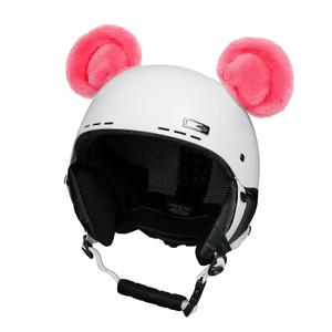 Teddy Bear rozā ķiveres ausis