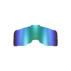 LS2 Aura stiklu pleksi stikls iridija zaļš