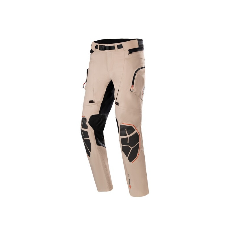 Alpinestars AMT-10R DRYSTAR XF bikses motociklam smilšaini melni oranžā krāsā