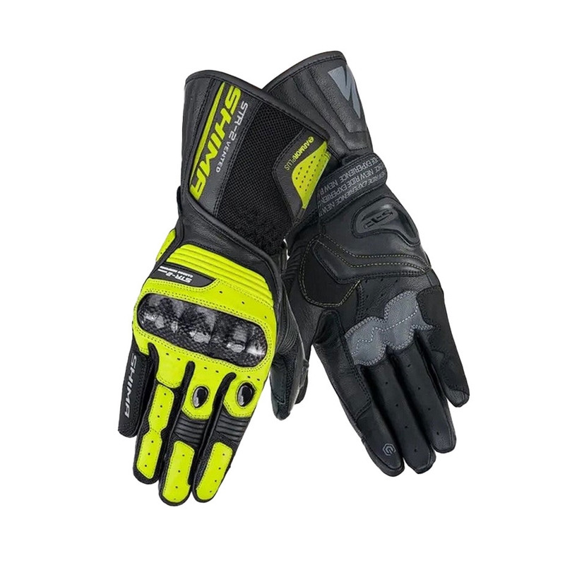Motocikla cimdi Shima STR-2 Vent fluo yellow