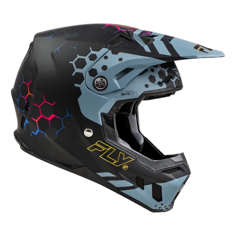 Motokrosa ķivere FLY Racing Formula CC Tektonic melns-pelēks