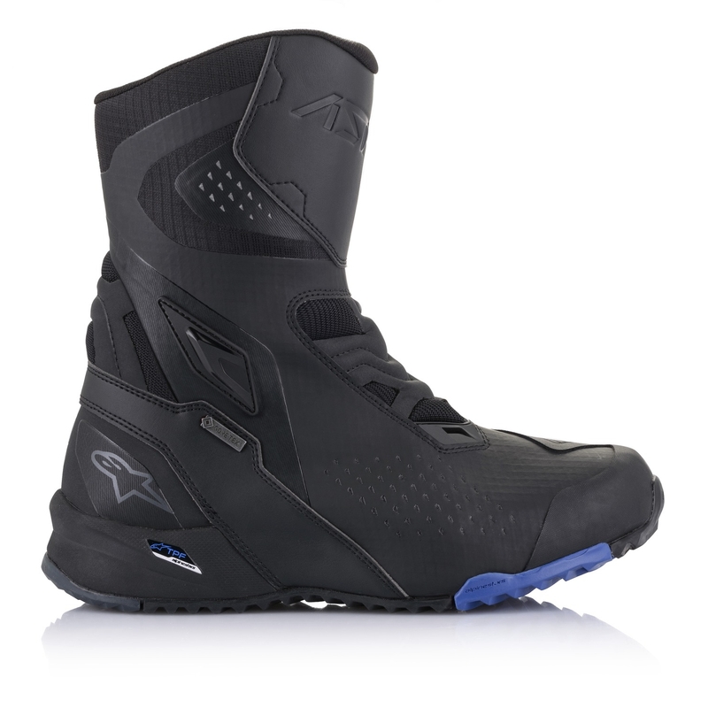 Alpinestars RT-8 GORE-TEX melni un zili motocikla zābaki
