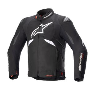 Alpinestars T-GP R 3 DRYSTAR melnā un baltā motocikla jaka