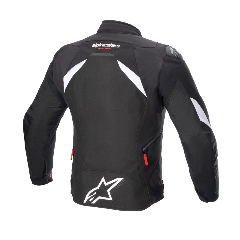 Alpinestars T-GP R 3 DRYSTAR melnā un baltā motocikla jaka