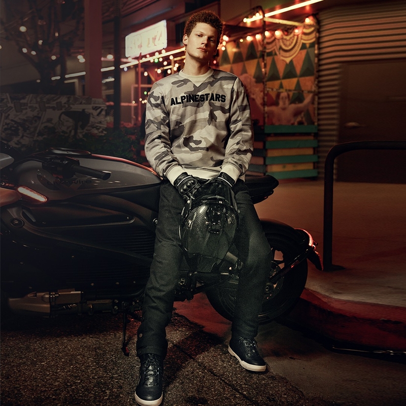 Alpinestars Legit Crew Fleece gaiši kamo pelēks