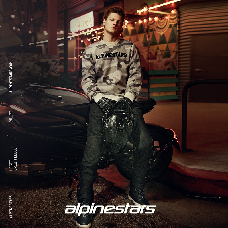 Alpinestars Legit Crew Fleece gaiši kamo pelēks