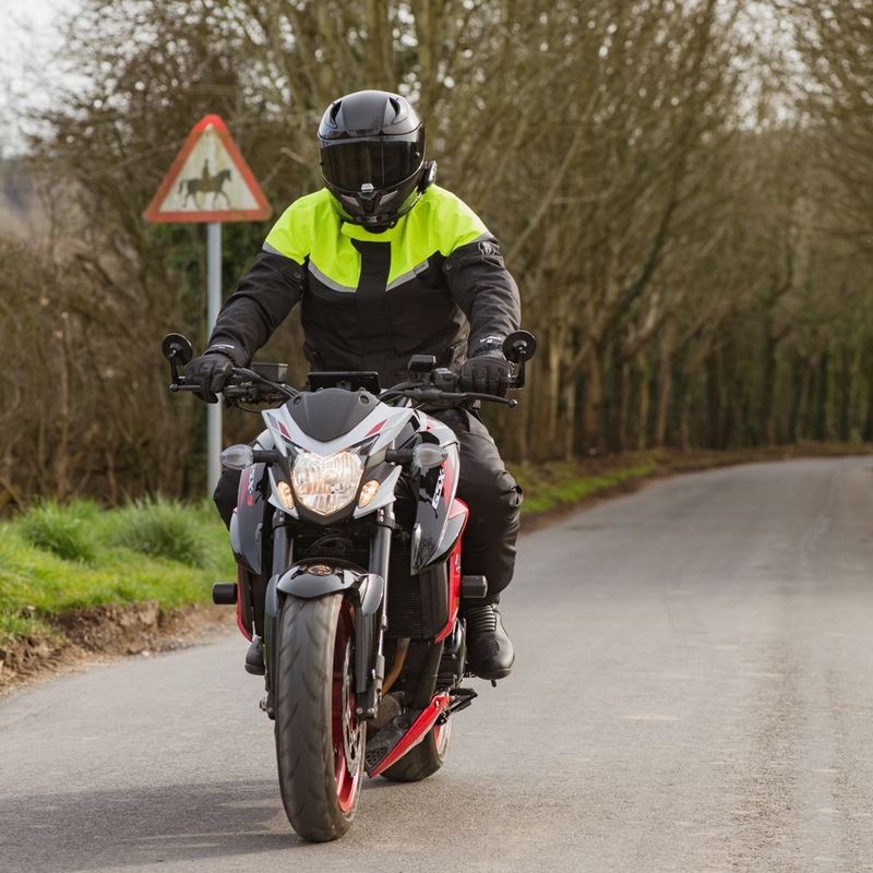 Oxford Spartan Long WP Black motocikla jaka