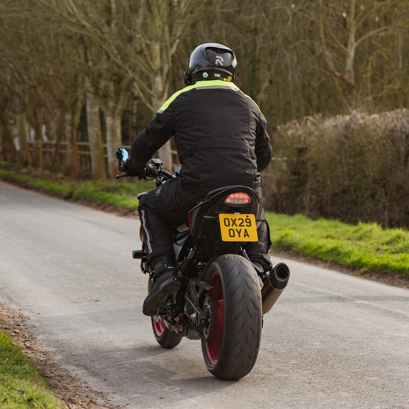 Oxford Spartan Long WP Black motocikla jaka