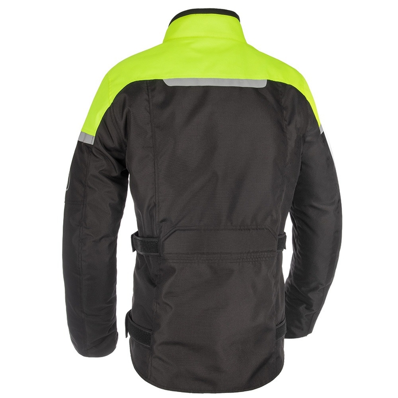 Motocikla jaka Oxford Spartan Long WP black-fluo yellow