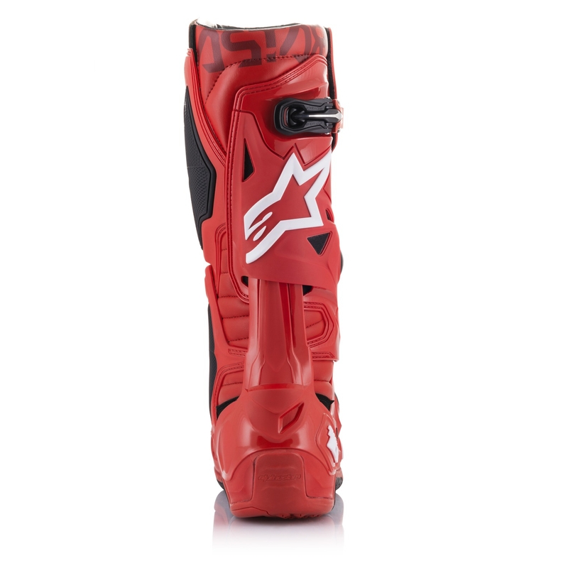 Alpinestars Tech 10 motociklu zābaki sarkani